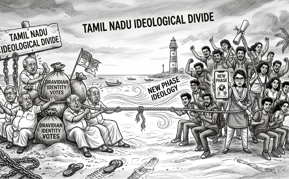 Dravidian, anti-incumbency, hung assembly, Tamilnadu election 2026, New age voters, New age ideology.